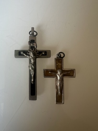 Vintage catholic crucifix - vintage,