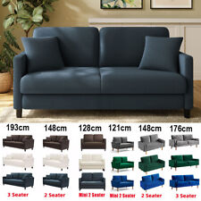 Modern 2 3 Seater Teddy Velvet