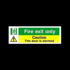 Fire Exit - Door Alarmed -