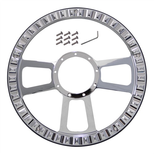 Chrome alloy half - 14", pvc