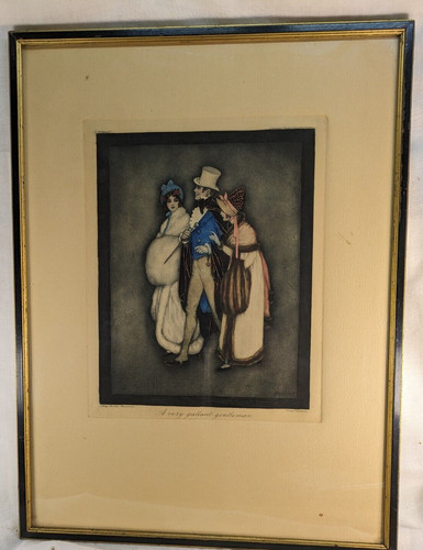 Vintage lithograph jennie - lithograph, by