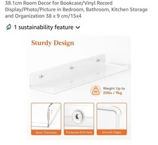 Clear acrylic floating - 1,