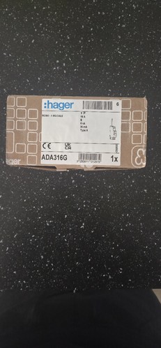 Hager ada316g rcbo electronic - hager,