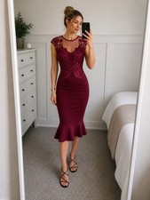 Lipsy London Burgundy Floral
