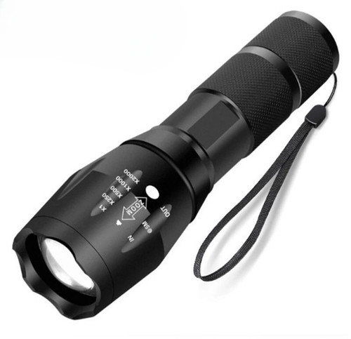 Led zoom pocket flashlight - led,