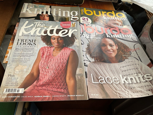 Four knitting magazines - magazines,, vgc