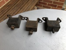 3  CLASSIC AUSTIN ROVER MINI REAR EXHAUST RUBBER MOUNTINGS, UNUSED.