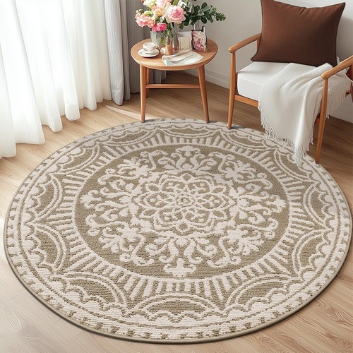 Round area rug - round,