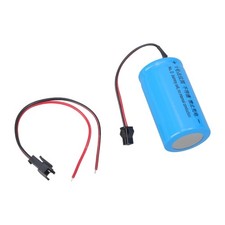 25cm Wire LR20 D Dummy Cell Terminal Dummy Battery Placeholder Cylinder Blue