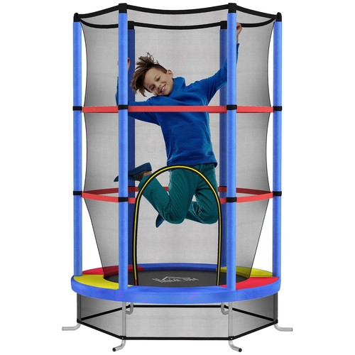Homcom kids trampoline mini - kids,