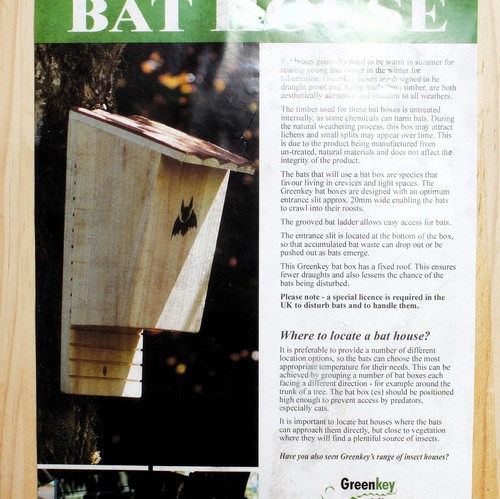 Bat house wooden x - house,,