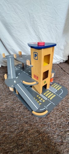 Wooden parking tower