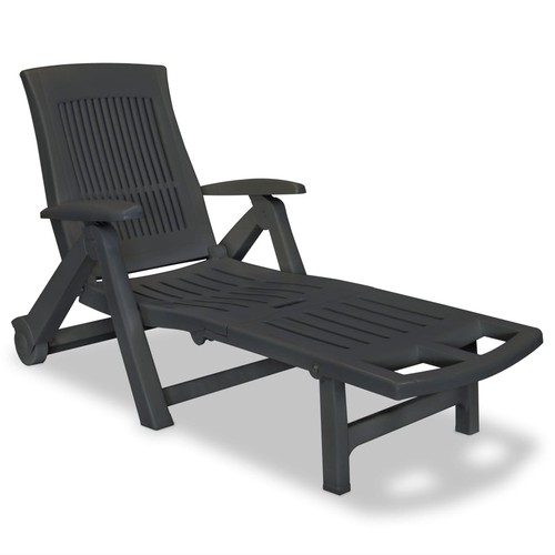 Sunlounger with footrest - sunlounger,