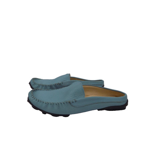 Lotus blue leather - blue, uk