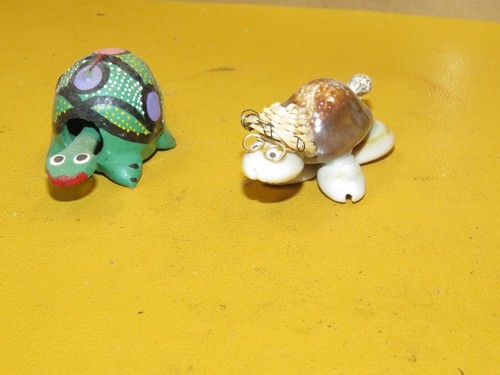 Vintage shell turtle bobble - shell,