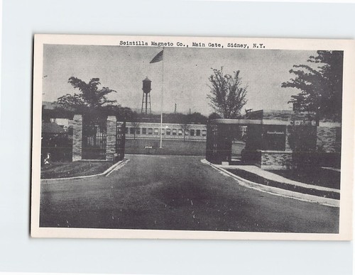 Postcard scintilla magneto - postcard,