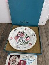 Vintage Coalport Mother's Day Plate From 1979. Fine Bone China