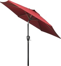 7.5 ft Patio Umbrella Red –