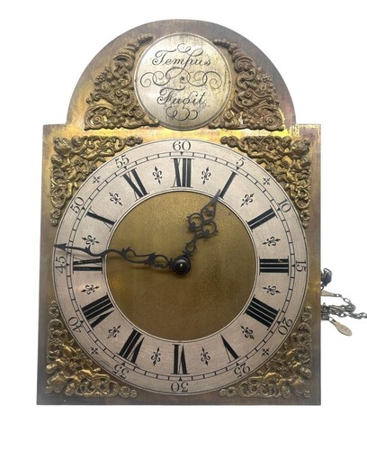 Longcase clock dial - longcase,