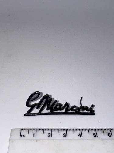 Vintage marconi radio badge - vintage,