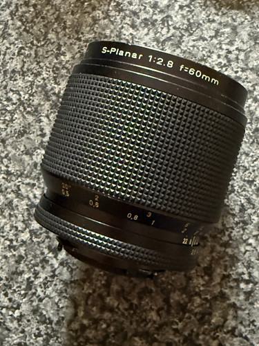 Contax zeiss 60mm - 60mm, 1:1