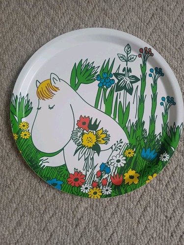 Moomin birch wood tray - wood,