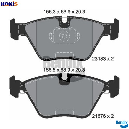 Brake pad set disc - brake,