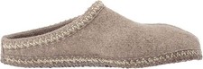 HAFLINGER - Unisex AS Slippers Wool Feltsole, Tan, Size 9 (Womens)