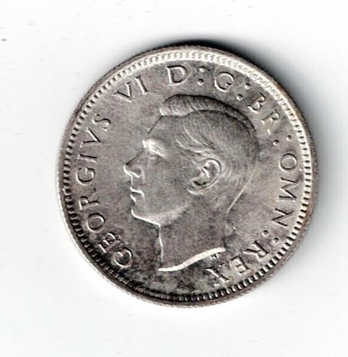 Coin sixpence king george - coin,
