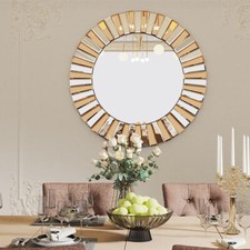 Large Modern Round Wall Mirror
