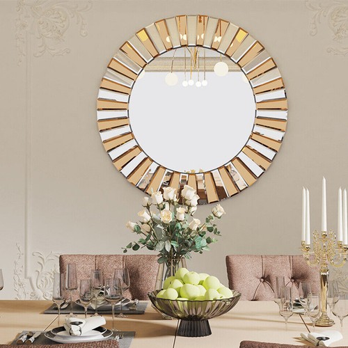 Large modern round wall - large, mirror
