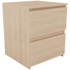2 Drawer Large Bedside Chest