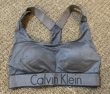 Calvin Klein Bralette Sports Bra Blue Size S