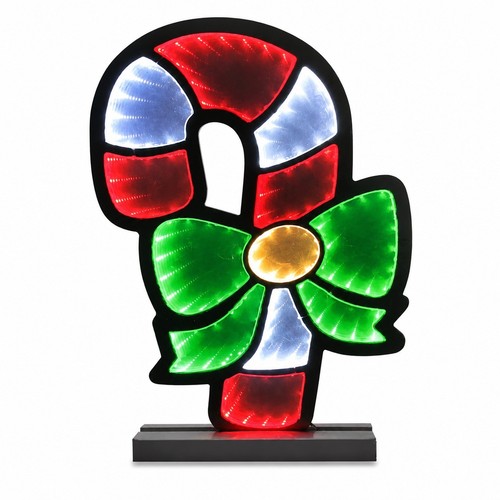 Led infinity mirror candy - candy, cane