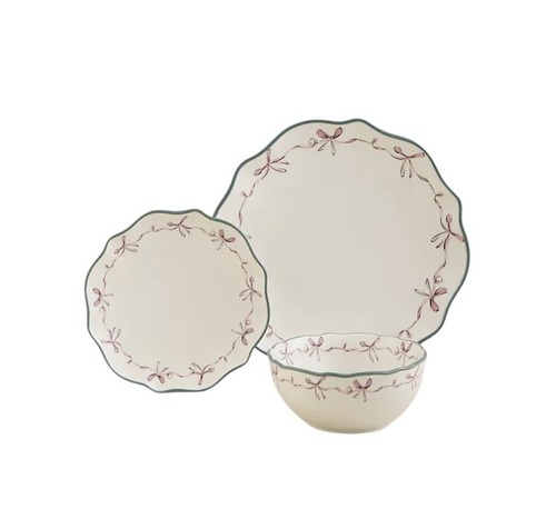 George home pink bow dinner - george,