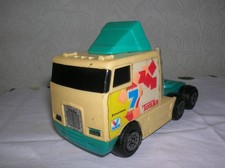 Vintage Tonka No 7 Firestone Valvoline 6 Wheel Tractor Semi Hauler Original Cond