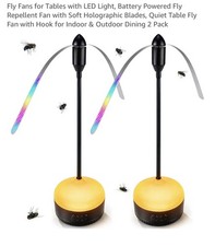 Fly Repellent Fan Portable