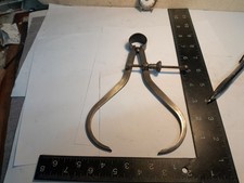 Vintage Hawksley 6 in outside sprung caliper 1952 Broad arrow quick collet tool