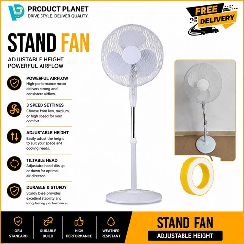 White fan oscillating - x,