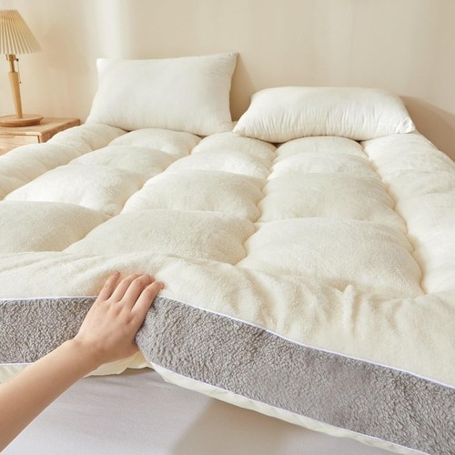 Milk fleece mattress topper - milk,