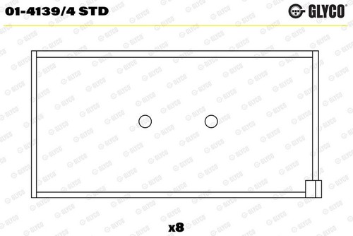 Connecting rod glyco 4139 4 - connecting,