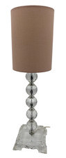 John Lewis 21" Crystal Glass Table Lamp Light Bedside 60W BC - A11T O929