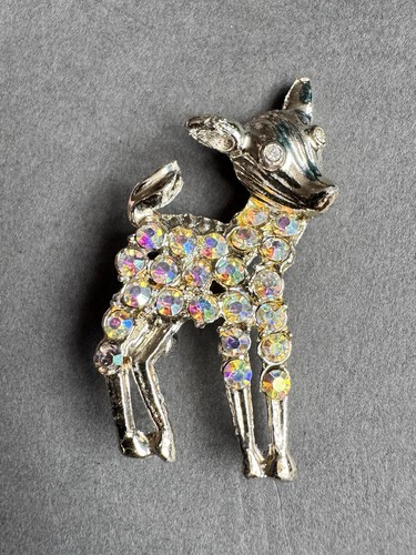 Vintage bambi deer brooch - vintage,