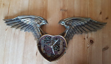 Steampunk wall clock by Nemesis Now