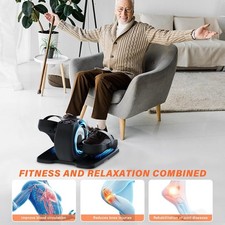 Under Desk Elliptical Machine AUCTION 12 Adjustable Speeds Portable Low Impact  