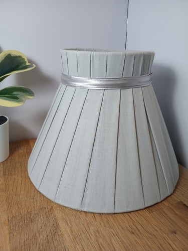 Vintage grey pleated fabric - vintage,