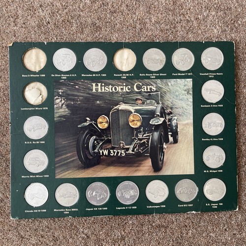 Historic cars from shell - from, coin