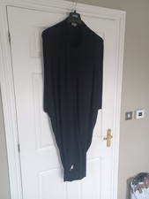 Womens Black Loose Batwing