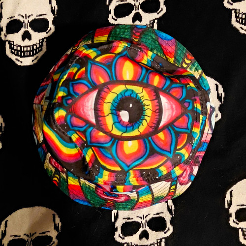 Multicolor graphic eye bucket - graphic,