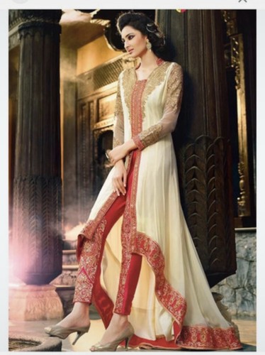 Long asian white dress - asian,